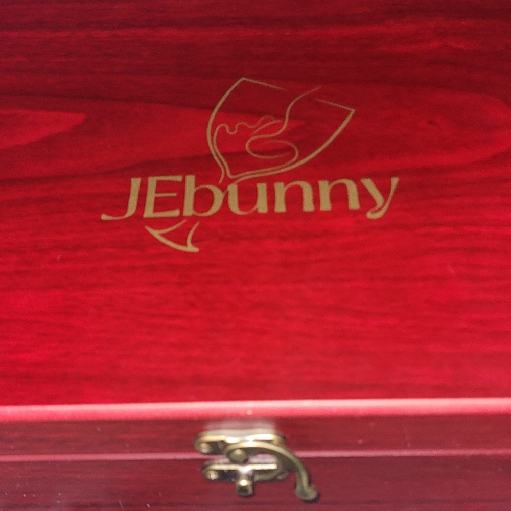 JEBunny Red Wooden Box